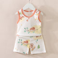 Women's Korean Sleeveless Lightweight Tank Top + Shorts Set 2026 - Teal