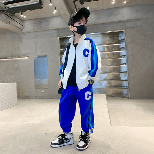 Boys' Letter Print Sports 2-Piece Set