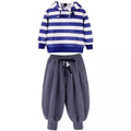 Boys' Striped Hooded 2-Piece Set