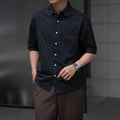 Nengmeng Cotton Fine Stripe Pocket Shirt