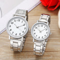 Factory Direct Women Steel Band Mens Watch Women Womens Watch Quartz Watch Men Couples Watch One Pair Gift Watch Formal