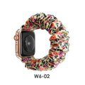 Fits apple iwatch Band Overseas Polyester Printed Cartoon Water Fruit S8 Large Cord Apple Hair Tie Band