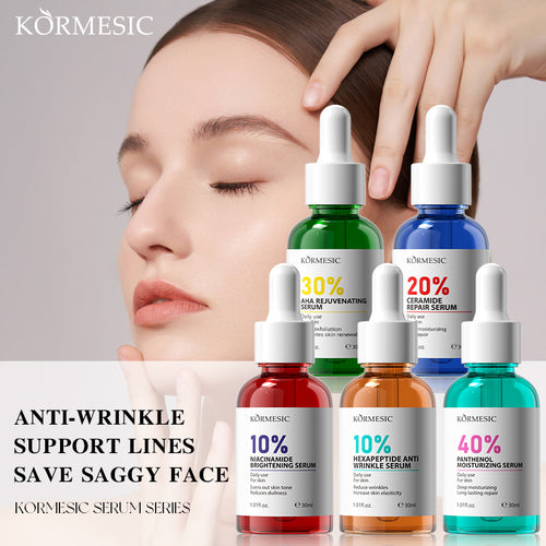 KORMESIC跨境全英文面部补水滋润精华液Facial serum外贸厂家批发