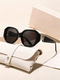 Big Frame Sunglasses Sun-Proof New Import Western Premium Sunglasses Trendy Personality Versatile Trendy Sunglasses