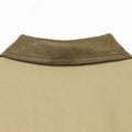 Women's Workwear Lapel Collar Cropped Jacket 2026 | Trendy Jacket - Khaki