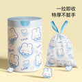 blue heart rabbit disposable garbage bag home thickened portable kitchen special drawstring large cl