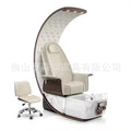 New luxury fully automatic electric foot bath chair C-shaped queen chair design SAP massage pedicure chair for