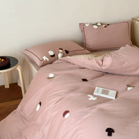 Mushroom Jungle / 1.2m Bed - 3-Piece Flat Sheet - 150x200cm