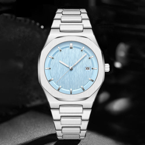 PINTIME Mens Watch Drop Ship ins Minimalist Breeze Niche Premium Watch Men Sea Blue Color Watch