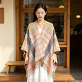 Women's Ethnic Shawl + Cape 2026 - Red