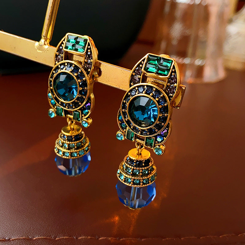 Vintage Resin Statement Earrings - view 7