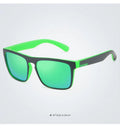 New Men Polarized Sunglasses Iridescent Lens Sports Style Sunglasses Elastic Paint PC Frame Glasses D731