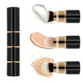 Mini 3-in-1 Makeup Brush & Sponge Set - Foundation, Powder & Blending
