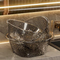 water ripple thickened transparent washbasin student dormitory plastic washbasin high-looking househ