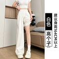 Summer Retro Tencel High Waist Lightweight Loose Wide Leg Pants