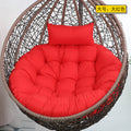 Free shipping hanging basket cushion hanging chair cushion single double cradle swing seat cushion removable and washable cloth cover hammock bird's nest cushion