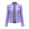 Women's Fall Casual Stand Collar Fitted Jacket 2026 | Trendy Jacket - Black