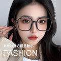 Big Frame Stud Blue-Light Glasses Women Influencer Bare Face Trendy Style Finish Item Factory Wholesale Prescription Anti-Blue-Light Myopia Glasses