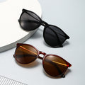 New Fashionable Round Oversized Unisex Western Influencer Style Metal Aviator Retro Women Sunglasses