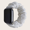 For appleiwatch Band S8 New Spring/Summer Embroidered Flower Polyester Large Cord Hair Tie Apple Watch Band