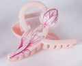 The most popular summer grabber clip 2026 new shark clip multi-color electroplated gold edge fashion simple high-end streamer