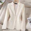 Women's Fall Korean Casual Waist-Tie Blazer + Top 2026 | Casual Blouse - Black