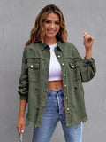 Women's Long Sleeve Mid-Length Long Jacket 2026 | Trendy Jacket - Violet
