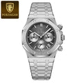 Swiss Brand Multifunction New Mens Watch Waterproof Glow Quartz Watch Live Export Bestseller Drop Ship