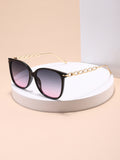 Western Oversized Sun-Proof Fashionable New Overseas Trendy Influencer Style Premium Women Sunglasses