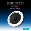 3-6W constant pressure ceiling loudspeaker background music fire broadcast public address system ceiling speaker