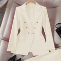 Women's Fall Korean Retro Fitted Jacket + Pants + Top Set 2026 - Emerald