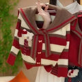 Girls' Knit Sweater & Jeans Set - Fall