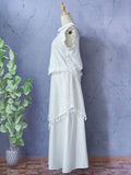 Women's Summer Ethnic Sleeveless Asymmetric Fringe Skirt + Top Set 2026 - C25359