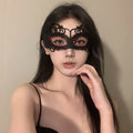 黑色花朵面具假面舞会装扮道具晚会年会半脸面具眼罩化妆之夜面罩