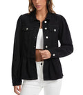 Women's Workwear Casual Puff Sleeve Jacket + Top 2026 | Trendy Jacket - Green