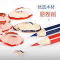 Zhonghua brand 120 special pencil double-ended all-red laboratory marking pen woodworking pencil red and blue office pen