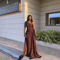 Fitted Waist-Tie Party Dress, Bodycon Mermaid Design