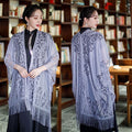 Women's Ethnic Shawl + Cape 2026 - Red
