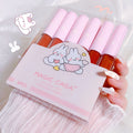 Cute Rabbit Lip Gloss Set - Matte, Smudge-Proof & Hydrating Lip Kit