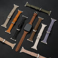 Fits Apple watch Apple Band Fashionable Silicone Leather Trim Waist Fit Unisex Fits Apple Band