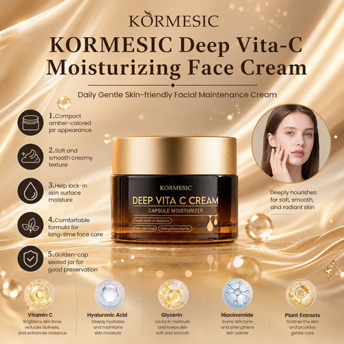 KORMESIC深层维C胶囊霜face cream面霜补水外贸跨境厂家现货批发