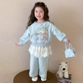 Girls' Casual Hoodie 2-Piece Set