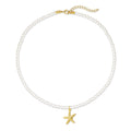 Amazon Bestseller Western Fashionable Accessory Niche Design Detail Starfish Pendant Choker Premium Light Luxury Necklace