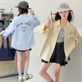 Girls' Long Sleeve Shirt Jacket - Spring/Fall Trendy