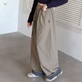 Girls' Plaid Wide-Leg Sweatpants