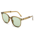 Can Fold Cushion Women Sunglasses New RedNote Influencer Banana Style of UV-Proof Sunglasses Men Wholesale