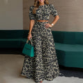 Spring Casual Fashion Pants + Top 2-Piece Set