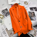 Women's Fall Casual Elegant Blazer + Top 2026 | Casual Blouse - Ginger Yellow
