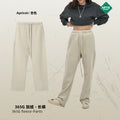 ARTIE Men's Streetwear Chamois Fleece Loose Fit Wide Leg Straight Leg Drawstring Wide Leg Pants