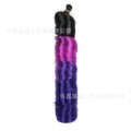 wig french long curly hair loose wave crochet hair single tube large curl spiral curl 24inch